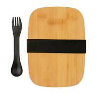 PORTAPRANZO IN ACCIAIO E BAMBU